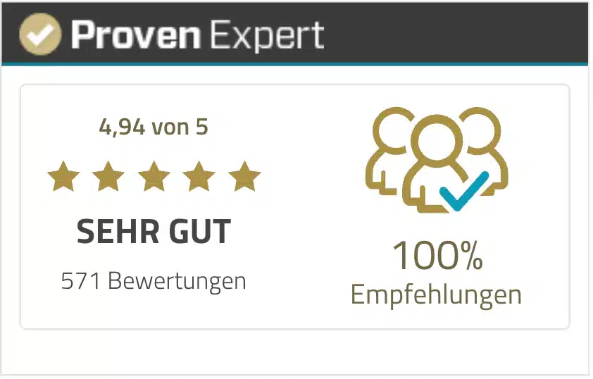ProvenExpert Kundenbewertungen Daniel Mossa